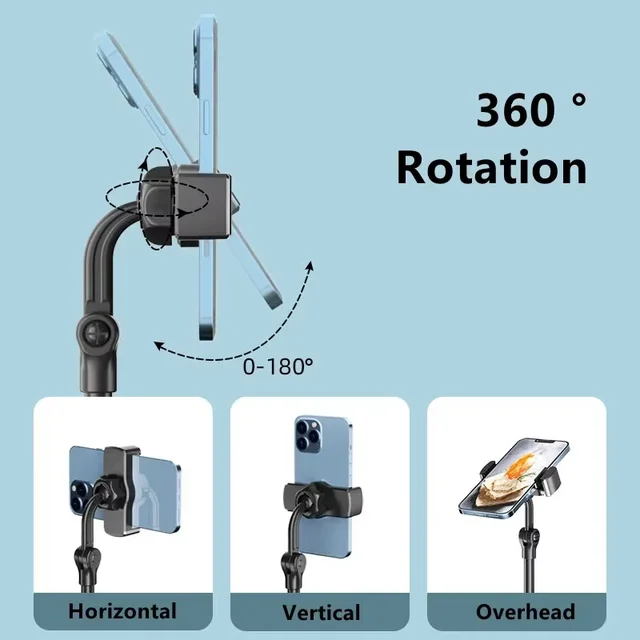 Support de téléphone réglable à 360° avec base ronde
